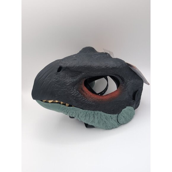 Jurassic World Dominion Therizinosaurus Dinosaur Mask with Opening Jaw Costume - Picture 2 of 3